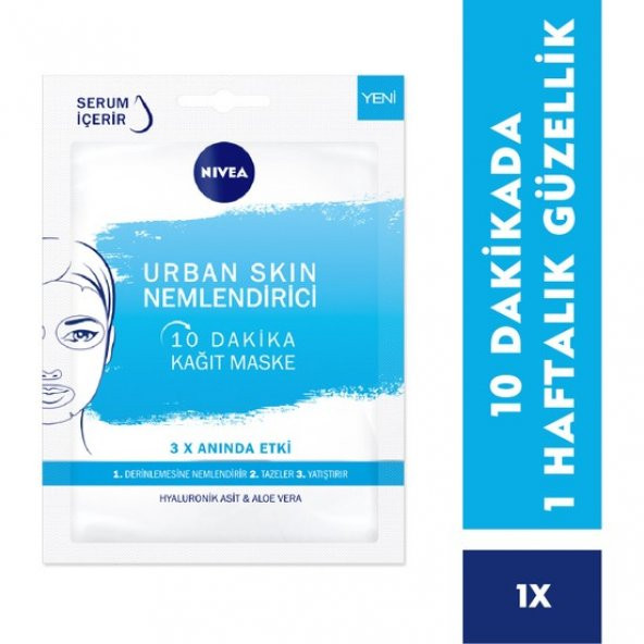 Nivea Urban Skin Nemlendirici 10 Dakika Kağıt Maske 1 Adet - 2