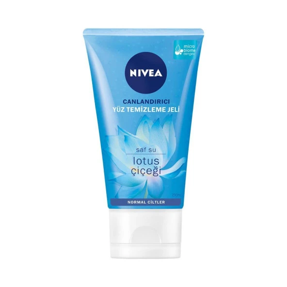 Nivea Lotus Çiçeği Canlandırıcı Yüz Temizleme Jeli Normal Ciltler için 150 ml