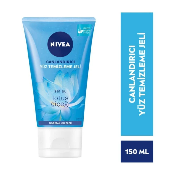Nivea Lotus Çiçeği Canlandırıcı Yüz Temizleme Jeli Normal Ciltler için 150 ml - 2