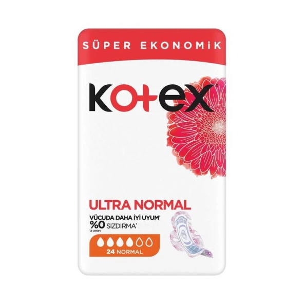 Kotex Ultra Normal Hijyenik Ped 24'lü Süper Ekonomik