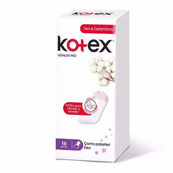 Kotex Günlük Ped Uzun 16'lı