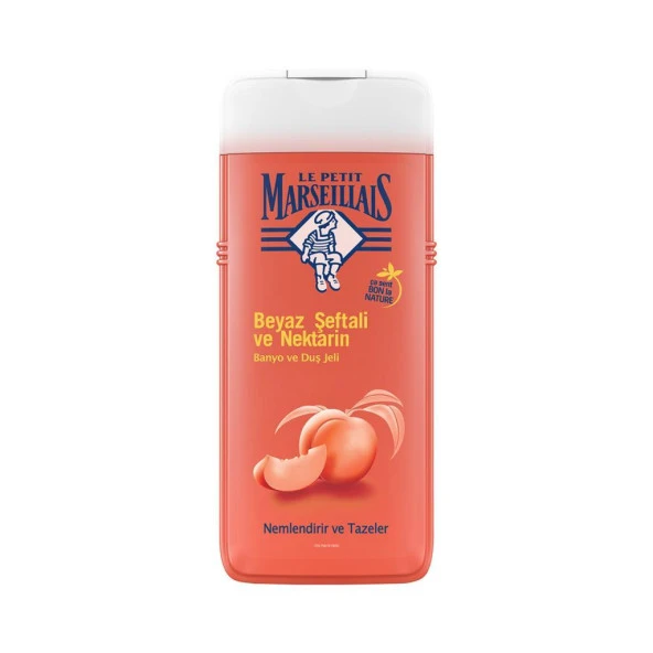 Le Petit Marseillais Beyaz Şeftali ve Nektarin Banyo ve Duş Jeli 650 ml