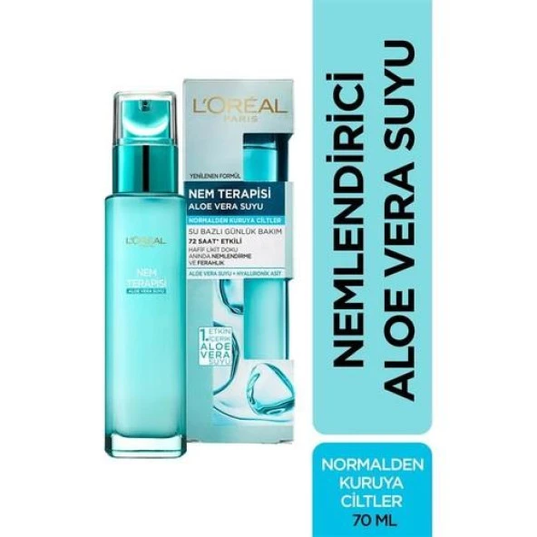 L’Oréal Paris Nem Terapisi Aloe Vera Suyu Normalden Kuruya Ciltler 70 ml - 2