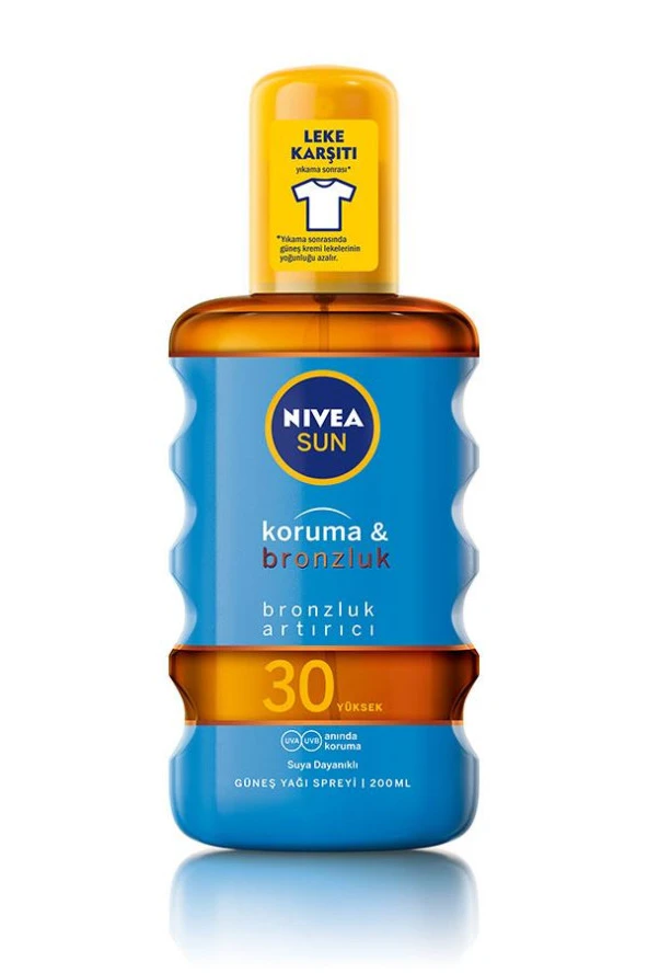 Nivea Sun Koruma & Bronzluk Gkf 30 Güneş Yağı Spreyi 200 ml