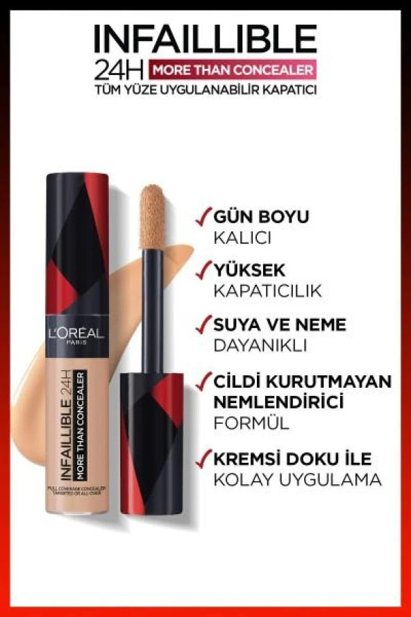 L’oréal Paris Infaillible Tüm Yüze Uygulanabilir Kapatıcı - 322 Ivory - 3