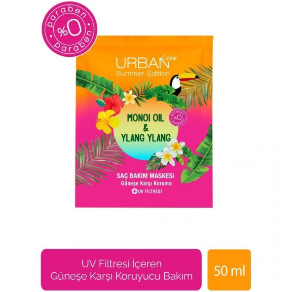 Urban Care Monoi Oil & Ylang Ylang Saç Bakım Maskesi 50 ml - 2