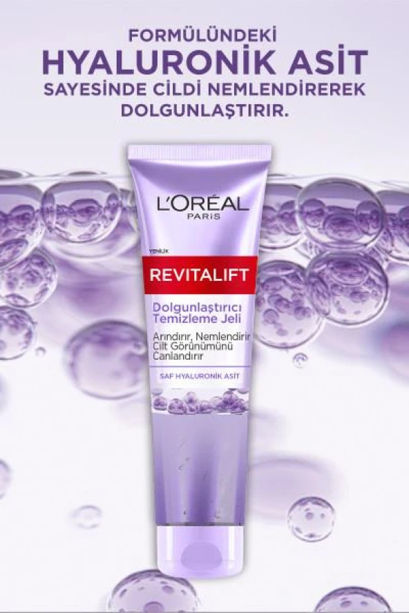 L'Oréal Paris Revitalift Dolgunlaştırıcı Temizleme Jeli 150 ml - 4