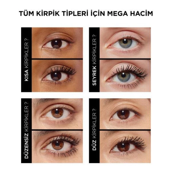 L’Oréal Paris Air Volume Mega Hacim Veren Maskara - Siyah - 8