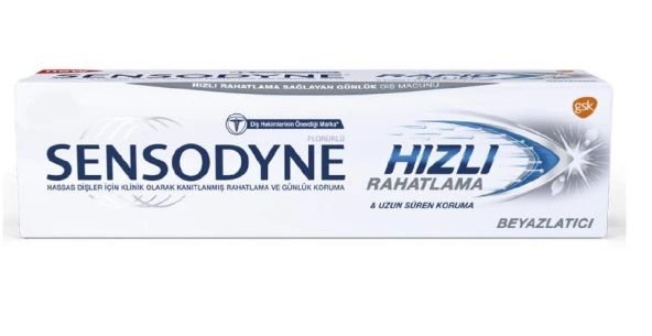 Sensodyne Hızlı Rahatlama Beyazlatıcı Diş Macunu 75 ml