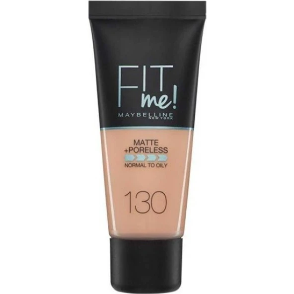 Maybelline Fit Me Matte+Poreless Likid Fondöten No: 130 Buff Beige