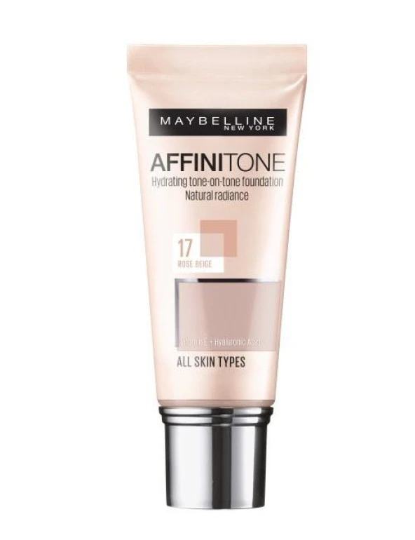 Maybelline New York Affinitone Fondöten - 17 Rose Beige