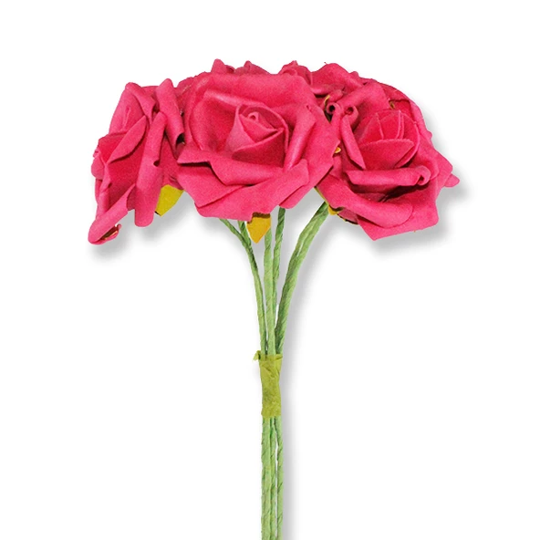 5 Demet (30 Adet) Lateks 5,5cm Büyük Gül - Resim 6