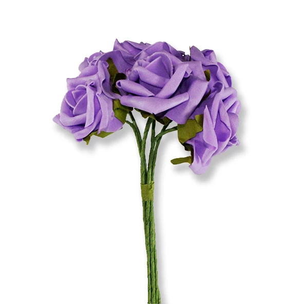 5 Demet (30 Adet) Lateks 5,5cm Büyük Gül - Resim 5