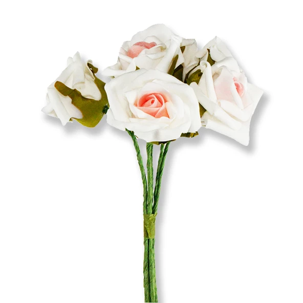 5 Demet (30 Adet) Lateks 5,5cm Büyük Gül - Resim 9