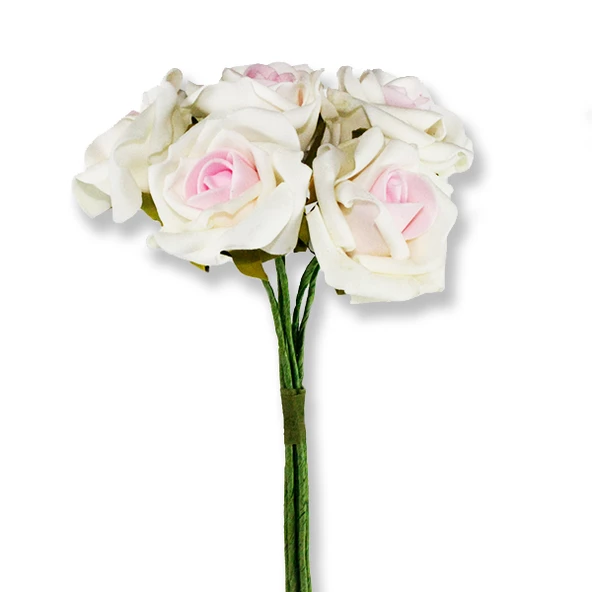 5 Demet (30 Adet) Lateks 5,5cm Büyük Gül - Resim 4