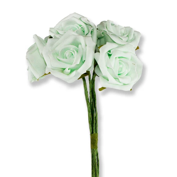 5 Demet (30 Adet) Lateks 5,5cm Büyük Gül - Resim 7