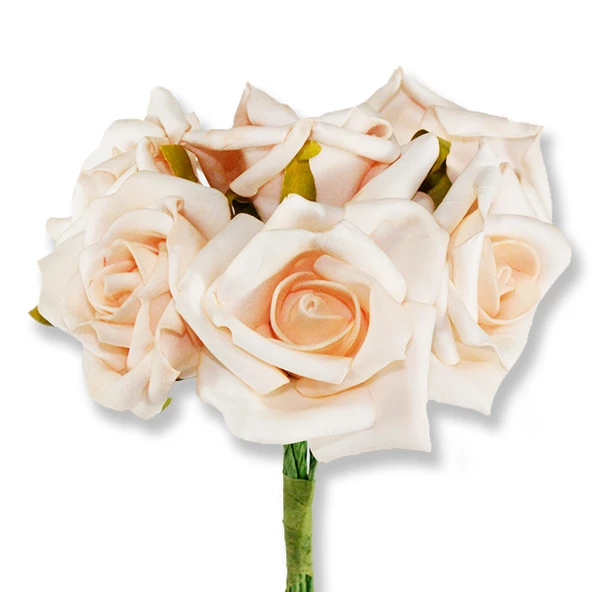 5 Demet (30 Adet) Lateks 5,5cm Büyük Gül - Resim 8