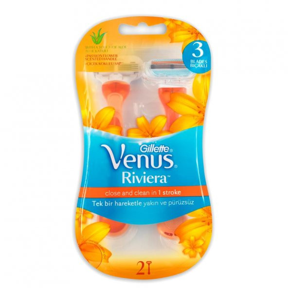Gillette Venus Riviera Kullan At Kadın Tıraş Bıçağı 2li
