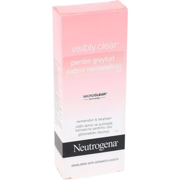 Neutrogena Visibly Clear Pembe Greyfurt Yağsız Nemlendirici 50 ml