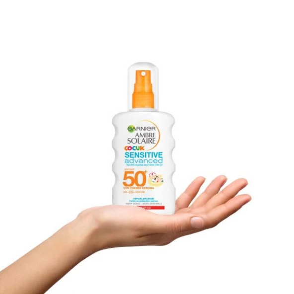 Garnier Ambre Solaire Sensitive Advanced Spf 50+ Çocuk Sprey 200 ml - 3