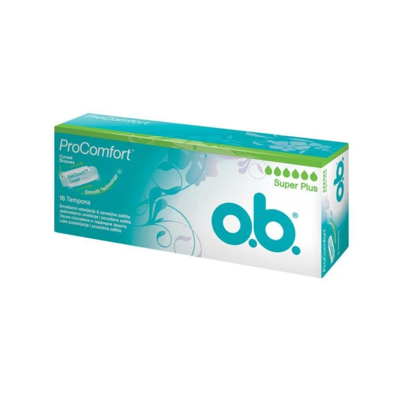 O.B. Pro Comfort Super Plus Tampon 16'lı