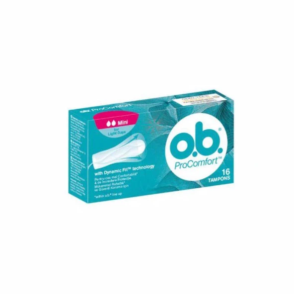 O.B. Pro Comfort Mini Tampon 16'lı