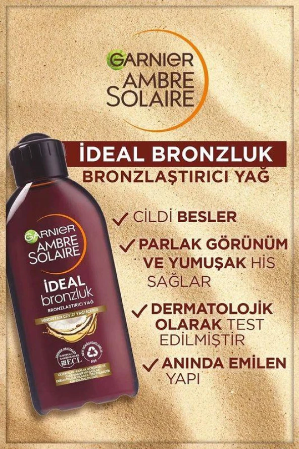Garnier Ambre Solaire Gkf2 Yoğun Bronzlaştırıcı Yağ 200 Ml - 3