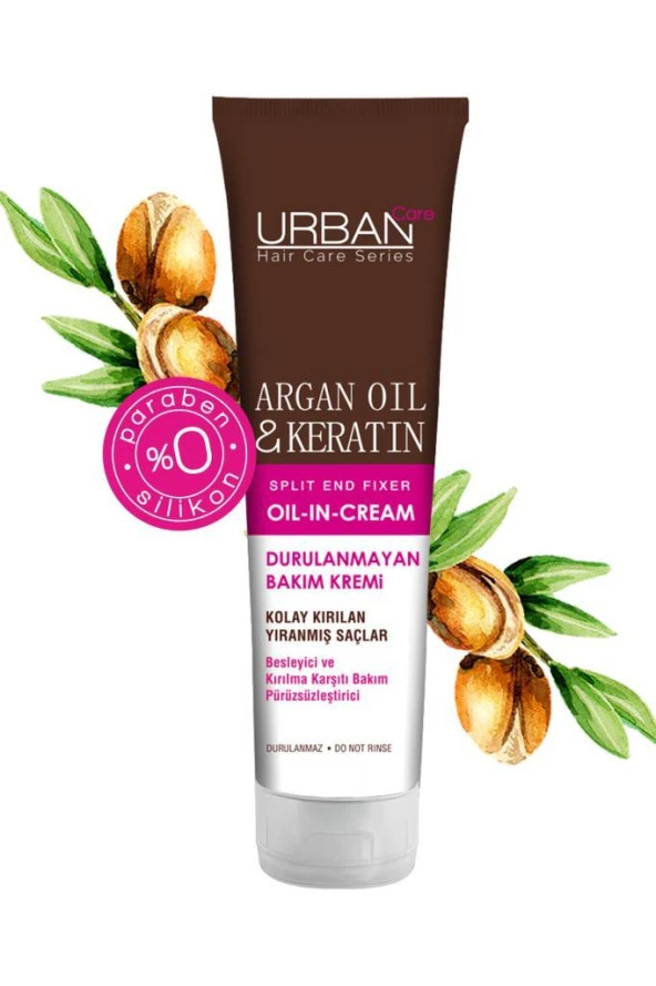 Urban Care Argan Oil & Keratin Durulanmayan Bakım Kremi 150 Ml - 3