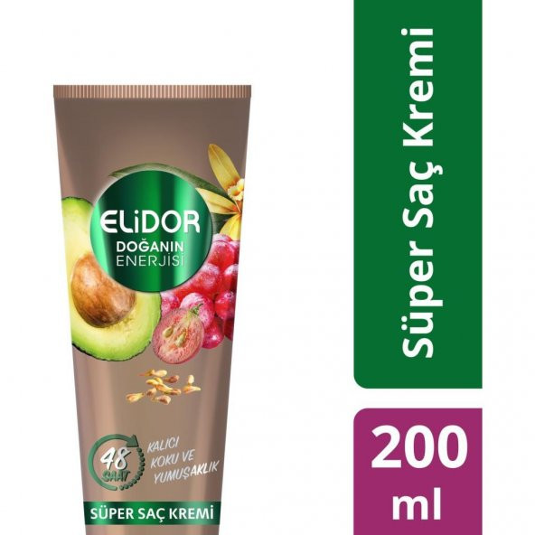 Elidor Doğanın Enerjisi Avokado Özlü Süper Saç Kremi 200 ml - 2