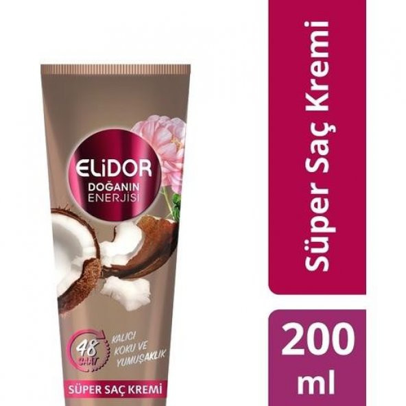 Elidor Doğanın Enerjisi Hindistan Cevizi Yağı Süper Saç Kremi 200 ml - 2