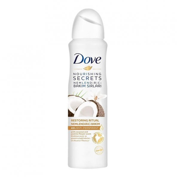 Dove Hindistan Cevizi ve Yasemin Çiçeği Kadın Deodorant 150 ml