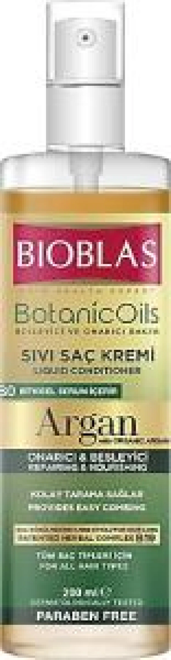 Bioblas Botanic Oils Argan Yağlı Sıvı Saç Kremi 200 ml