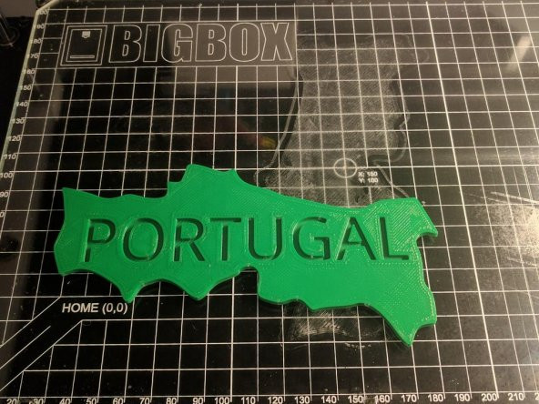 Portekiz Haritası Plastik Aparat - 2