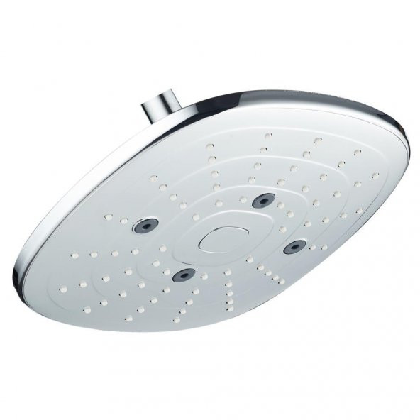 ECA Luna Banyo Bataryası+T-MAY Banyo Ayvacık Elips Tepe Duş Takımı Seti Paslanmaz Krom - 11
