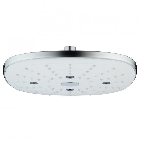 ECA Luna Banyo Bataryası+T-MAY Banyo Ayvacık Elips Tepe Duş Takımı Seti Paslanmaz Krom - 12