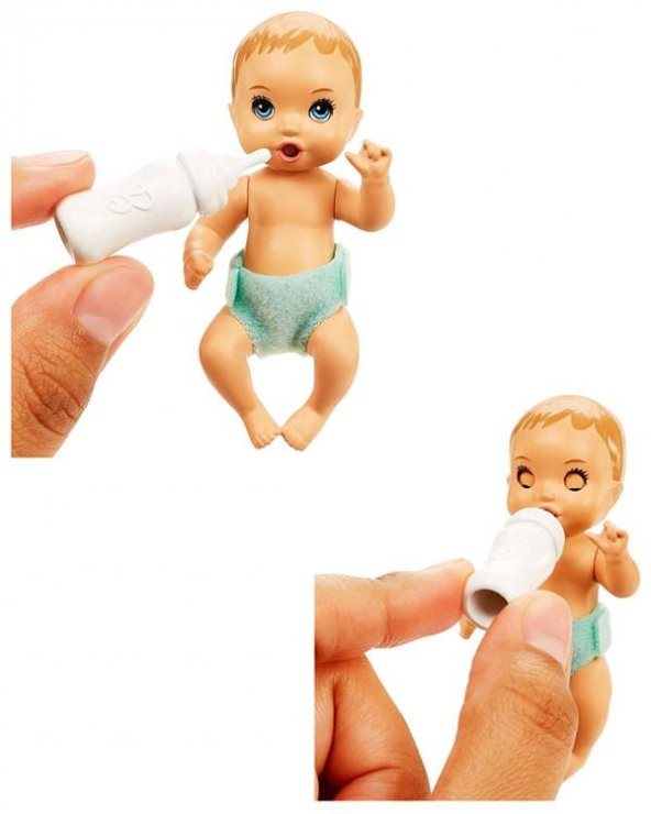 Barbie Bebek Bakıcısı Bebeği ve Aksesuarları HJY33 - Resim 3