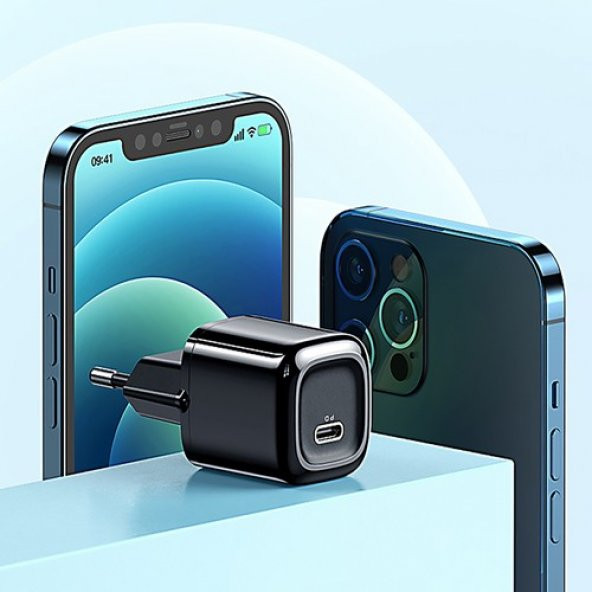 Mcdodo Ch-8291 20W Mini Pd Type-C Girişli Şarj Adaptörü-Siyah - 4