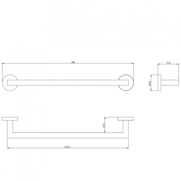 Serel Banyo Rita Uzun Havluluk 45 Cm 140112003 E.C.A - 2