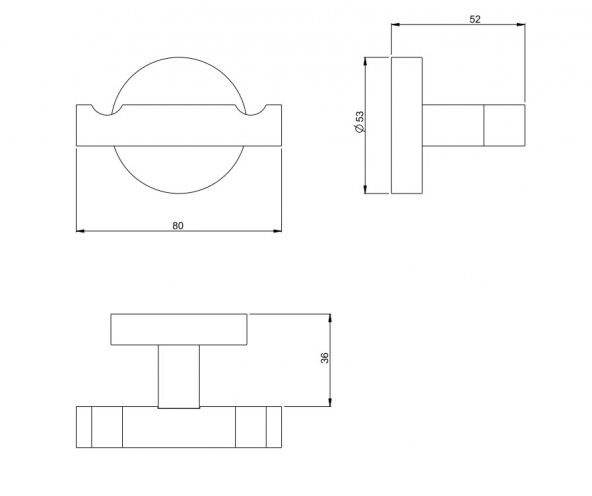 Serel Banyo Rita Askılık İkili Mat Siyah 140112006S E.C.A - Resim 2