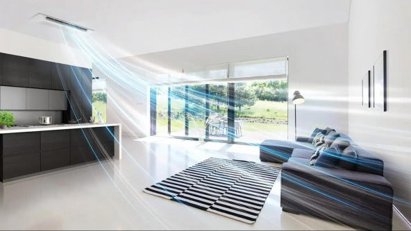 Samsung Wind Free Multi Tek Yön Kaset 1+2 Sistem (AJ050TXJ2KH/EA) 2x9000 Btu İç 5,2 kw Dış Ünite - 5