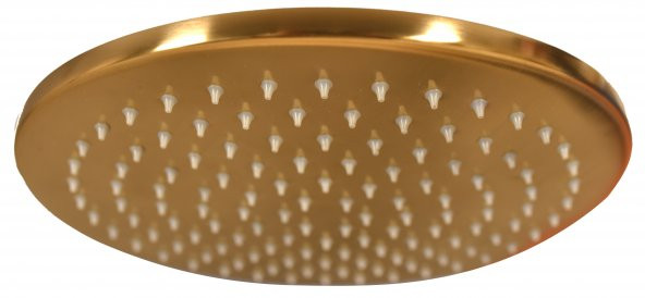 T-MAY Gold XL Tepe Duş Başlığı Mat Altın Renkli