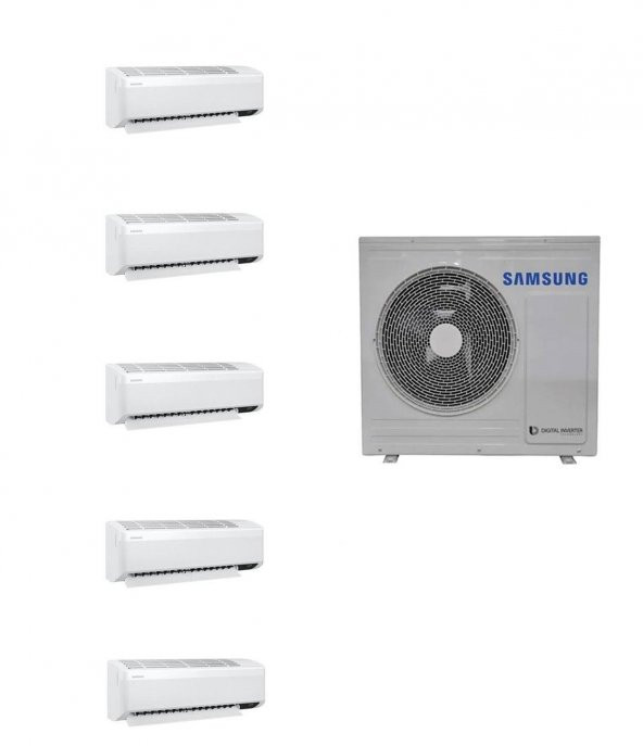 Samsung Wind Free Multi 1+5 AJ100TXJ5KH/EA 18+12+12+9+9 İç 10 KW Dış Ünite