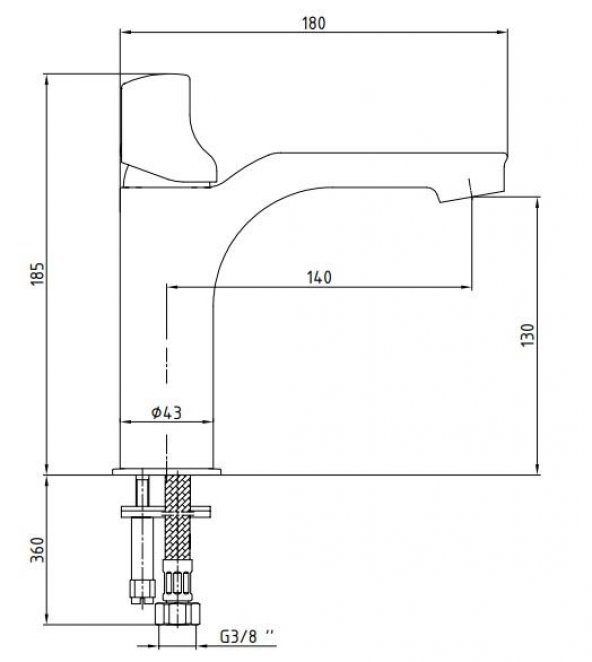ECA Myra Lavabo Bataryası 102108986H E.C.A. 20 Yıl Garantili - 2