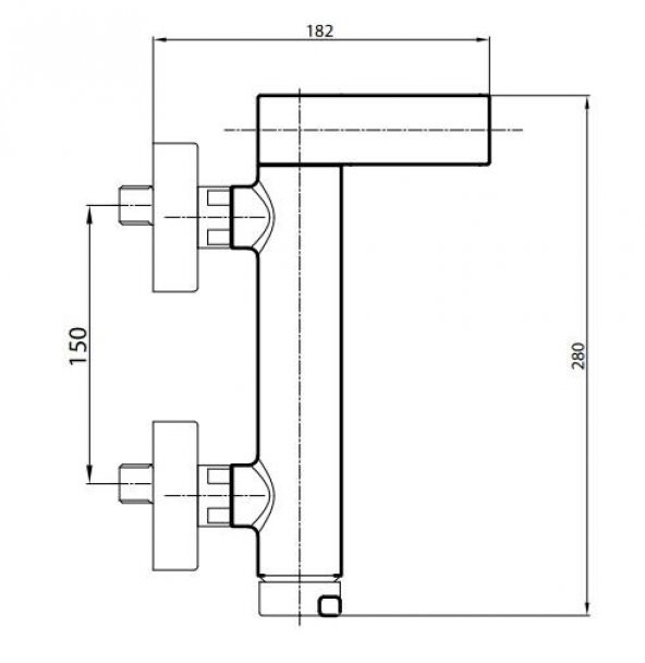 ECA İcon Banyo Bataryası+T-MAY Banyo Gediz Oval Tepe Duş Takımı Seti Paslanmaz Krom - Resim 3