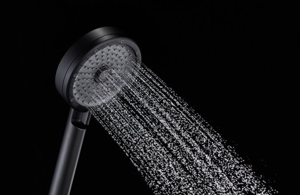 T-MAY Kağan Yuvarlak El Duş Seti Başlığı 3Fonksiyonlu - Resim 4