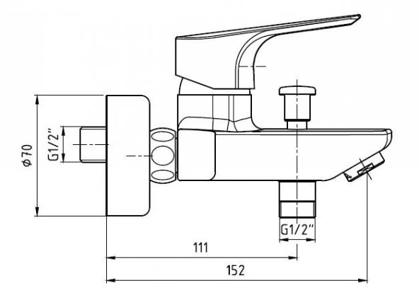 ECA Niobe 3lü Batarya Seti(Banyo 482+Lavabo 054+Eviye 098) - Resim 3