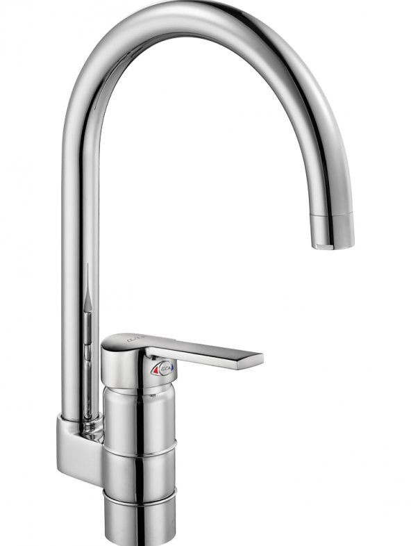 ECA Delta Tek Gövde Eviye Bataryası Krom 102118114 ürün görseli