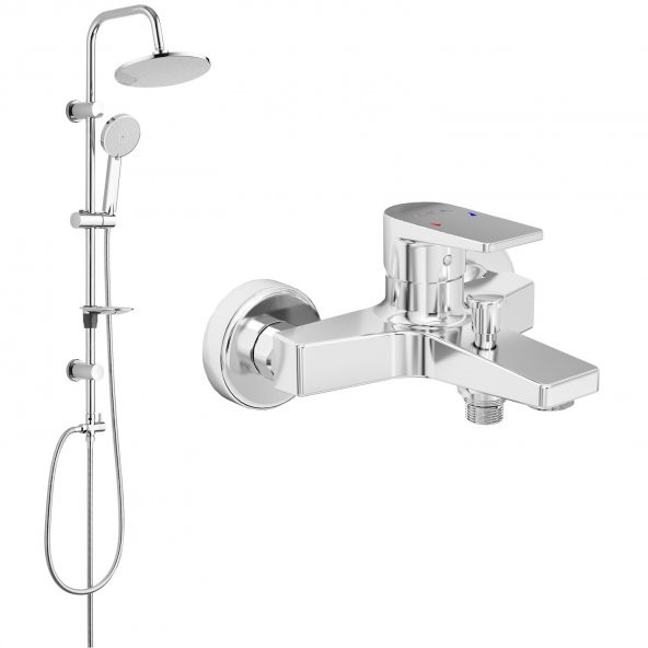 ECA Dalia Banyo Bataryası T-MAY Banyo Lidya Tepe Duş Takımı Seti