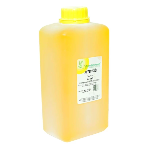 Doğan Baharatçılık Keten Yağı 1Kg Kiloluk Bidon - 4