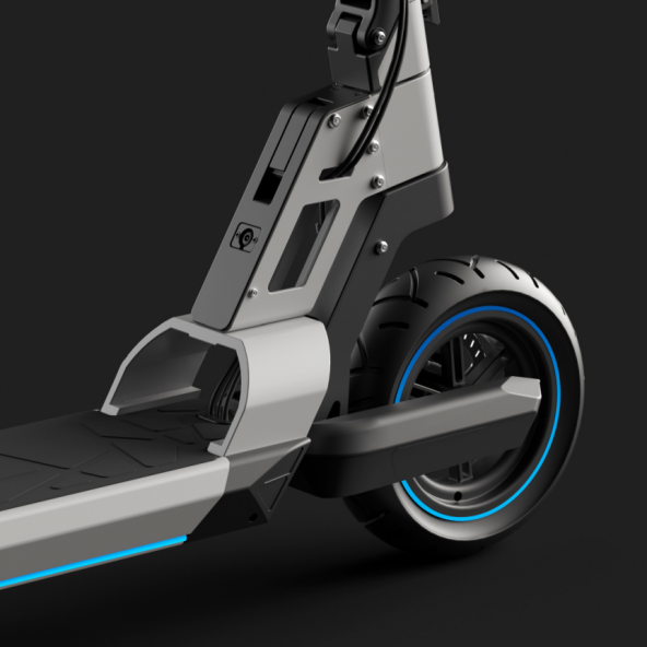 Hifree G1 500 W Elektrikli Amortisörlü Scooter - 4
